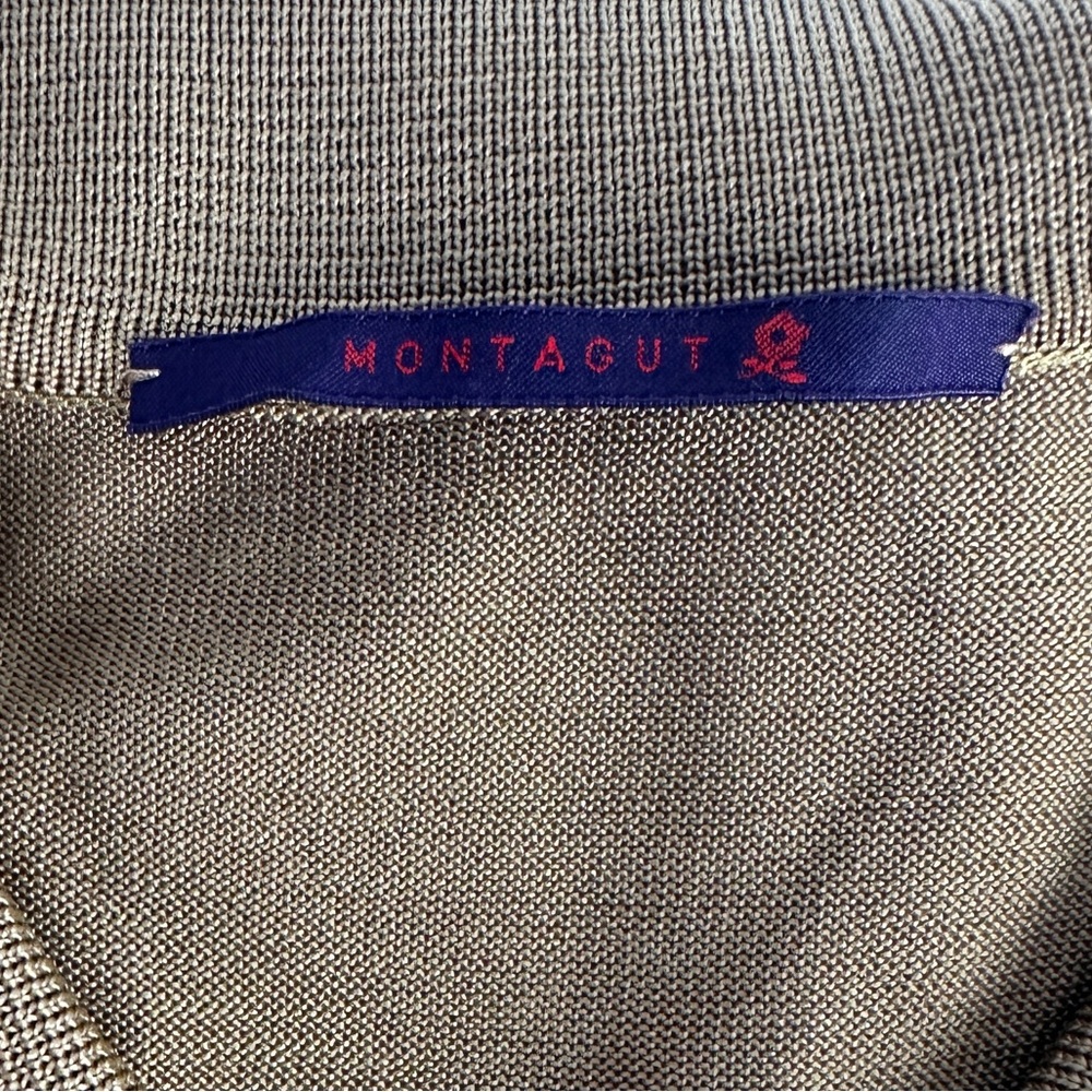 Monagut Men’s Retro Style Geometric Arrows Polo Mustard Brown Yellow - Picture 4 of 10